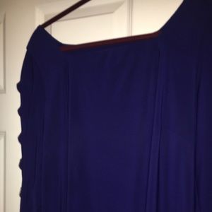 Blue cocktail dress with rhinestones. NWT Size 2X